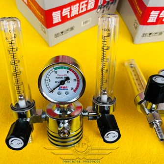 Đồng Hồ Hàn Inox 2 Đầu Ra Khí Argon