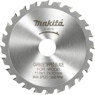 Lưỡi cưa gỗ hợp kim Makita 110mm D-15578