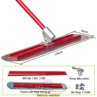 Thước Gạt Bê Tông Cầm Tay 120x30cm
