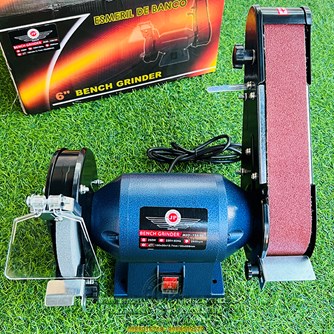 Máy Mài 2 Đá 150mm tích hợp Mài Đai Nhám 50x686mm