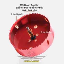 Mũi Khoan Khoét Nhôm Gỗ 210mm