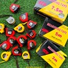 Thước Mét Nhật Toyo Vàng Xám 5m Bản Rộng 19mm