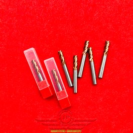 Dao Phay Trụ màu Đồng 6x50mm